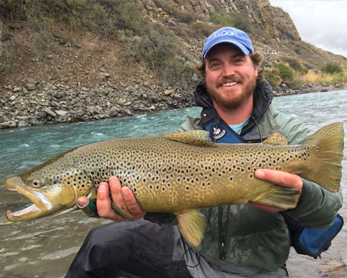 Patagonia Baker Lodge, Chile fly fishing for trophy trout